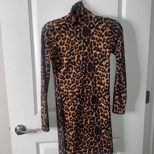 Cheetah Print Dress